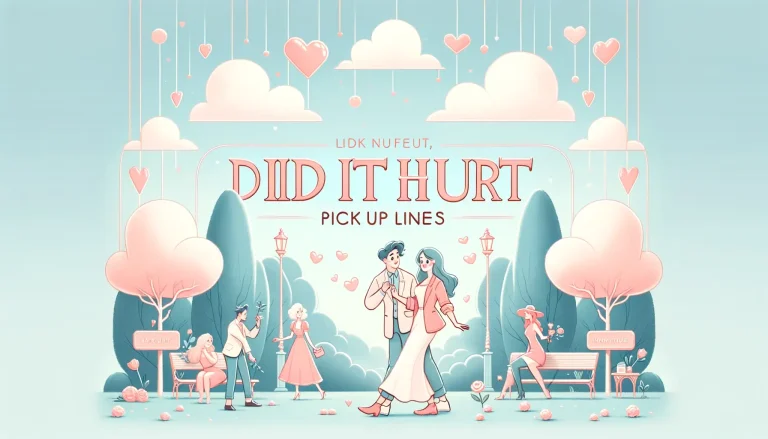 68+ Did It Hurt Pick up Lines