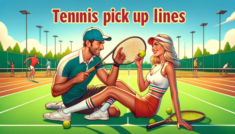 70+ Tennis Pick up Lines