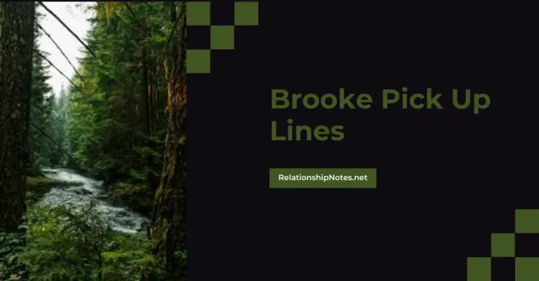 51+ Brooke Pick up Lines
