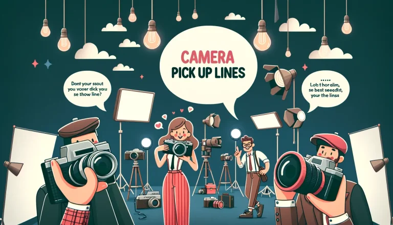 60+ Camera Pick up Lines