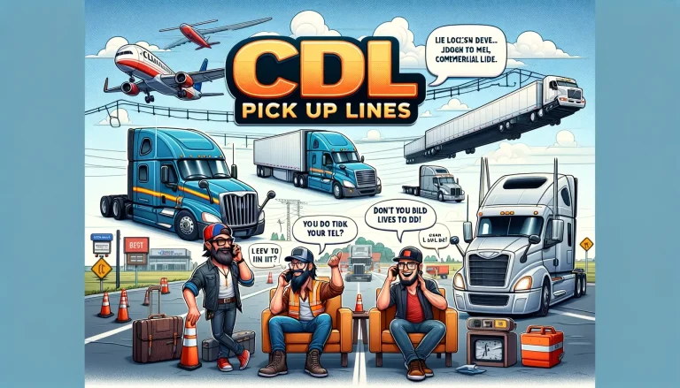 55+ Cdl Pick up Lines