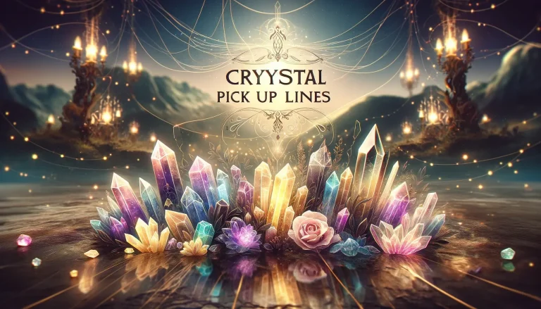 55+ Crystal Pick up Lines