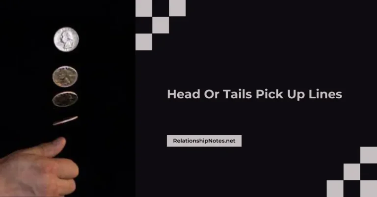 49+ Heads Or Tails Pick up Lines