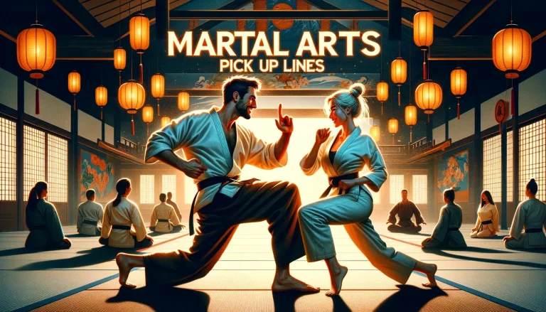 60+ Martial Arts Pick up Lines
