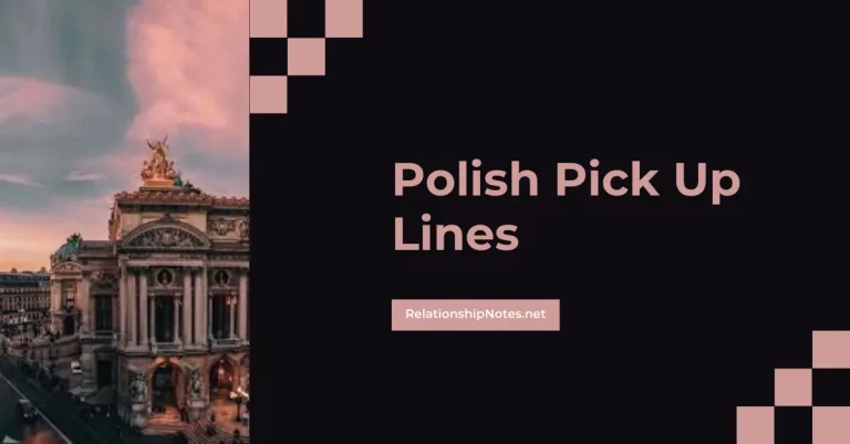 56+ Polish Pick up Lines
