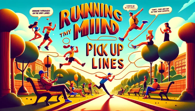 60+ Running Through My Mind Pick up Lines