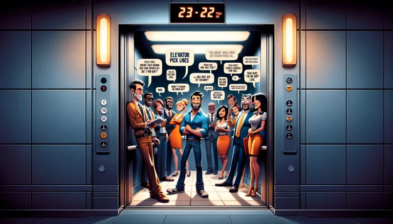 64+ Elevator Pick up Lines