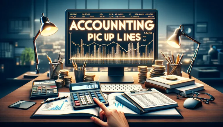 60+ Accounting Pick up Lines