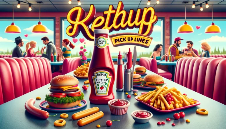 55+ Ketchup Pick up Lines