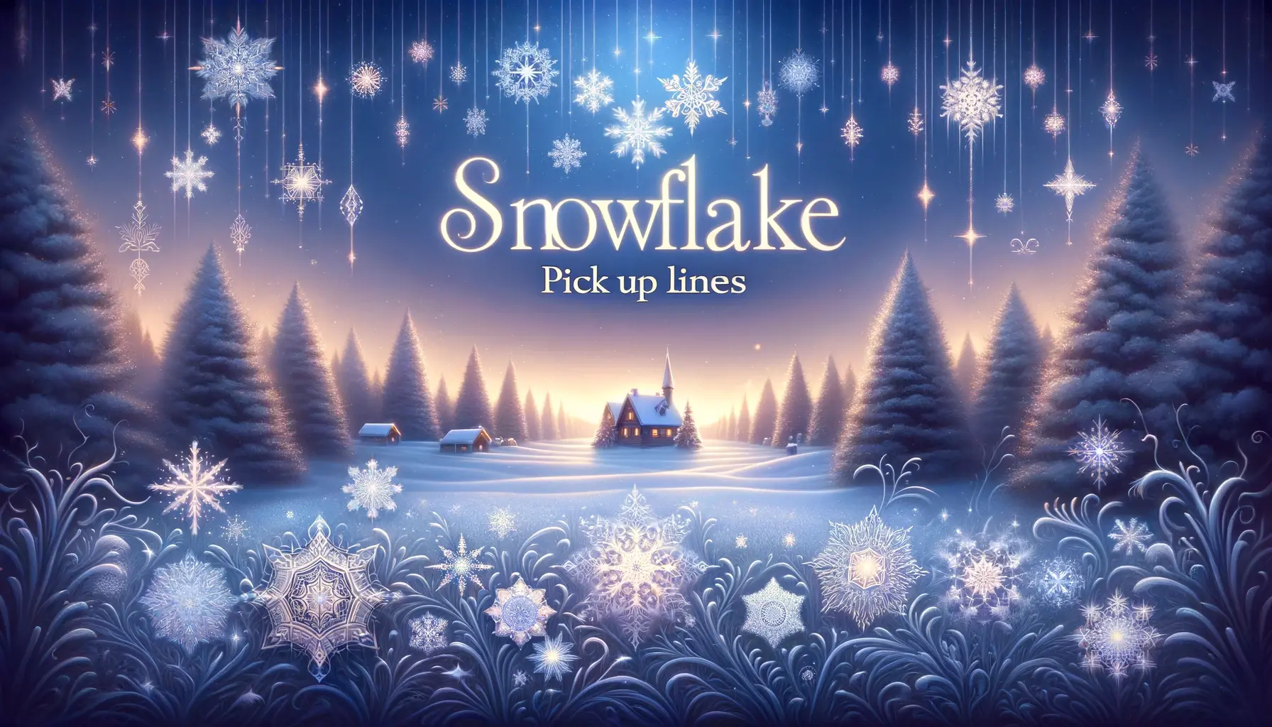 Snowflake Pick up Lines