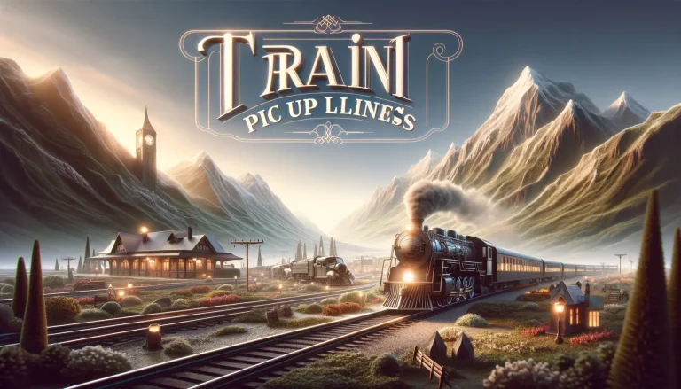 60+ Train Pick up Lines